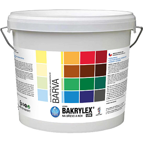 Bakrylex Univerzál lesk V2066 farba na drevo a kov, 1000 biela, 5 kg Bakrylex Univerzál lesk V2066 farba na drevo a kov, 1000 biela, 5 kg