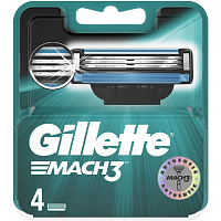 Gillette Mach3 náhradné hlavice 4ks