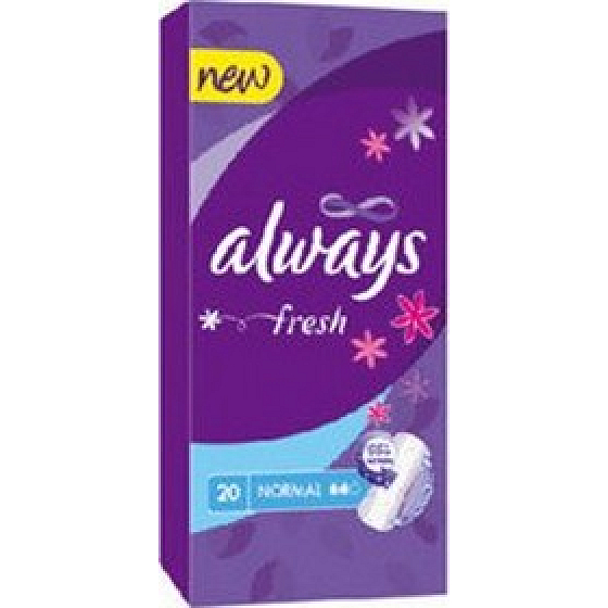 Always Fresh Normal intímne vložky 20 kusov