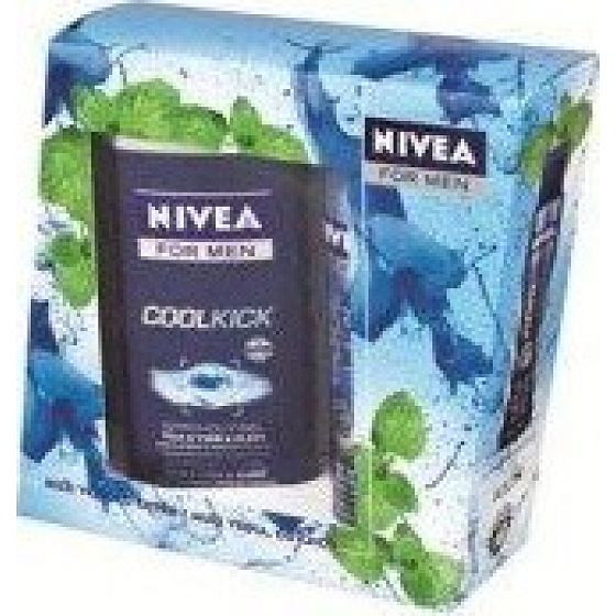 Nivea Men Kazcool sprchový gél 250 ml + antiperspirant sprej 150 ml kozmetická sada