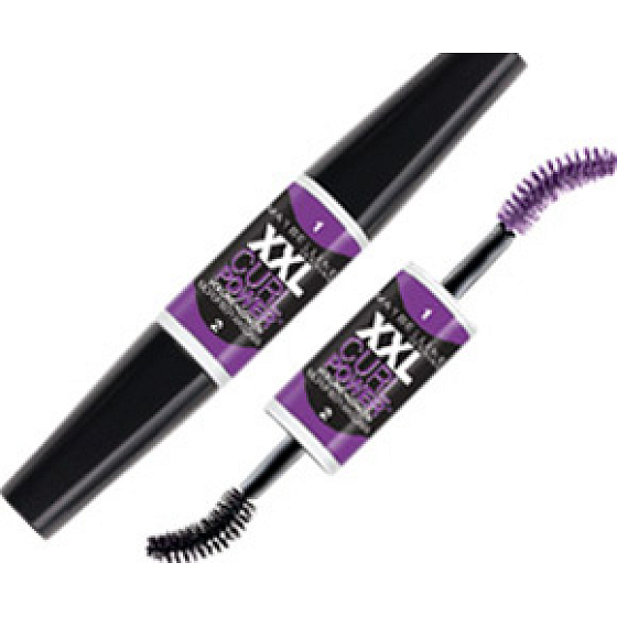 Maybelline Xxl Curl Power riasenka čierna 2 x 6 ml