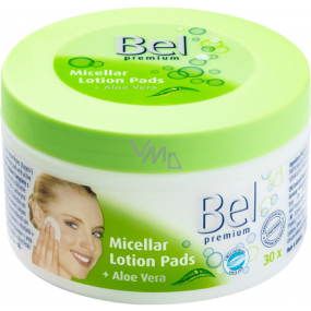 Bel Premium Aloe Vera vlhké odličovacie tampóny s micelárny vodou 30 kusov