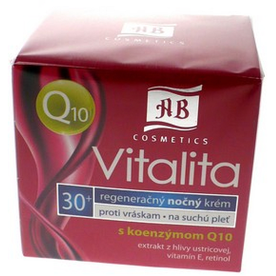 Ab Cosmetics Vitalia regeneračný nočný krém pre suchú pleť 50 g