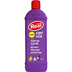 Real jemný levanduľa čistiaci prostriedok, 600 g