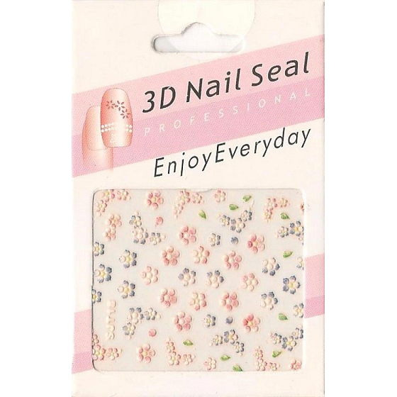 Nail Accessory 3D nálepky na nechty 1 aršík 10100 SJT18