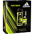 Adidas Pure Game dezodorant sprej pre mužov 150 ml + 3v1 sprchový gél na telo, tvár a vlasy 250 ml, kozmetická sada