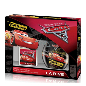 La Rive Disney Cars toaletná voda 50 ml + šampón na vlasy a telo 250 ml, kozmetická sada