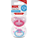 Nuk Classic Happy Days silikónové cumlík 6-18 mesiacov Box