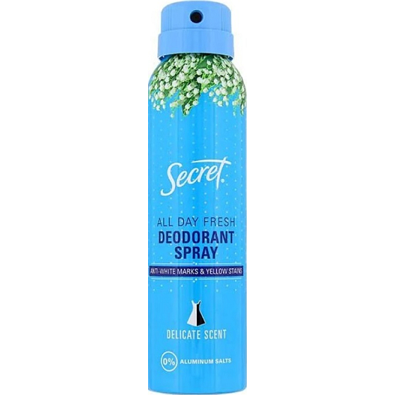Secret Delicate deodorant sprej pre ženy 150 ml