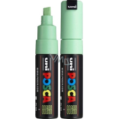 Posca Univerzálny akrylový popisovač so širokým brúseným hrotom 8 mm Svetlozelený PC-8K