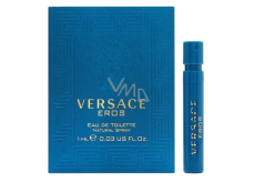 Versace Eros pour Homme toaletní voda pro muže 1 ml s rozprašovačem, vialka