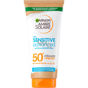 Garnier Ambre Solaire Sensitive Advanced SPF 50+ opaľovacie mlieko 175 ml