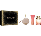 Michael Kors Wonderlust parfumovaná voda 100 ml + telové mlieko 100 ml + peňaženka, darčeková sada pre ženy