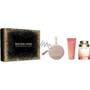 Michael Kors Wonderlust parfumovaná voda 100 ml + telové mlieko 100 ml + peňaženka, darčeková sada pre ženy