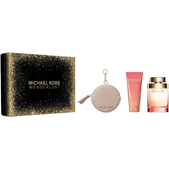Michael Kors Wonderlust parfumovaná voda 100 ml + telové mlieko 100 ml + peňaženka, darčeková sada pre ženy