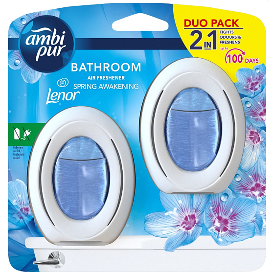 Ambi Pur Bathroom Spring Awakening osviežovač vzduchu do kúpeľne 2 x 7,5 ml, duopack