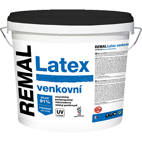 REMAL V2065 latex vonkajší, biely, 5 kg REMAL V2065 latex vonkajší, biely, 5 kg
