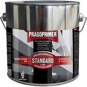 Pragoprimer Standard S2000 základná farba na kov, 0110 šedá, 2,5 l