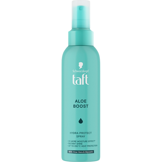 Taft Aloe Boost hydratačný sprej na vlasy, 150 ml