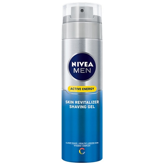 Nivea Men Active Energy revitalizačné gél na holenie 200 ml