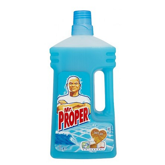 Mr. Proper Clean & Shine Ocean univerzálny čistiaci prostriedok vrátane lakovaného dreva a laminátu 1 l