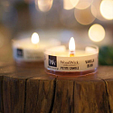 Woodwick Vanilla Bean - Vanilkový struk vonná sviečka s dreveným knôtom petite 31 g