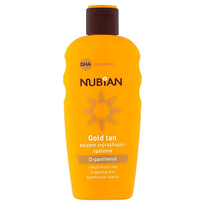 Nubian Gold Tan Balzam zvýrazňujúci opálenie po opaľovaní 200 ml