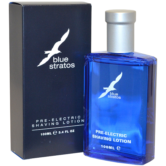 Blue Stratos voda pred holením elektrickým strojčekom 100 ml