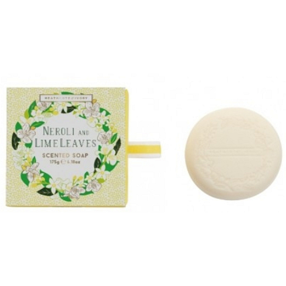 Heathcote & Ivory Neroli & Lime Leaves hydratačné toaletné mydlo v darčekovom balení 175 g