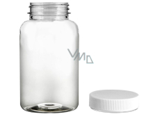 Fľaša z priehľadného plastu, s uzáverom 100 ml