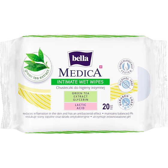 Bella Medica intímne vlhčené obrúsky 20 kusov
