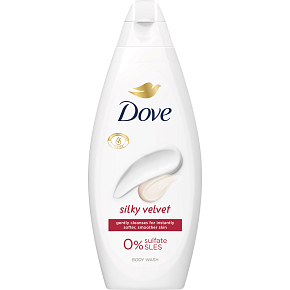 Dove Silky Velvet sprchový gél, 250 ml