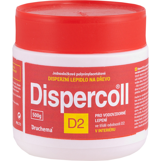 Druchema Dispercoll D2 disperzné lepidlo na drevo, 500 g