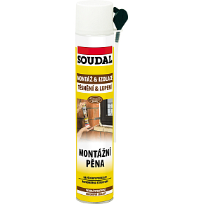Soudal montážna pena, rozpínavá, trúbková, 750 ml