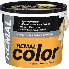 REMAL Color maliarska farba na stenu 790 oranžová, 5 + 1 kg