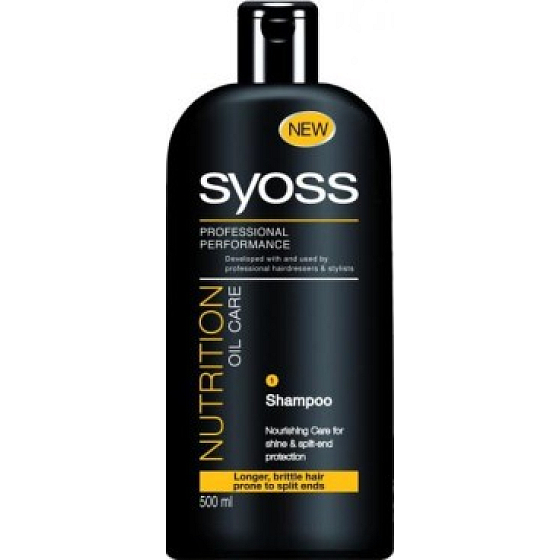 Syoss Nutrition Oil Care predchádza lámavosti vlasov šampón 500 ml