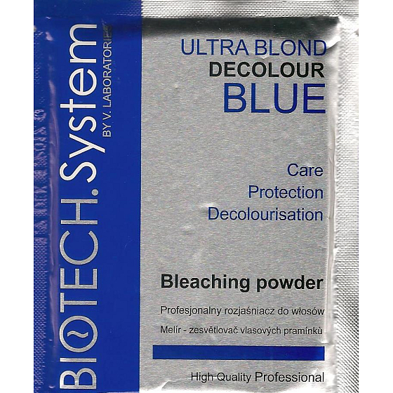 Biotech System Ultra Blond Decolour Blue melírovací prášok 40 g