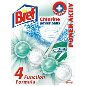 Bref Power Aktiv 4 Formula Chlorine Fresh Eucalyptus WC blok 50 g