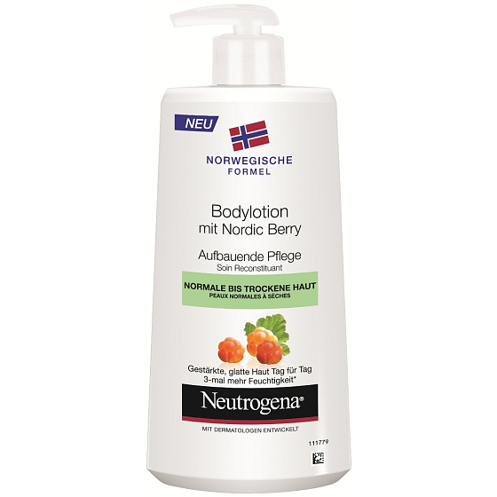 Neutrogena Nordic Berry výživné telové mlieko pre suchú pokožku 250 ml