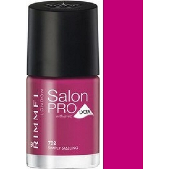Rimmel London Salon Pre Lycra lak na nechty 702 Simply Sizzling 12 ml