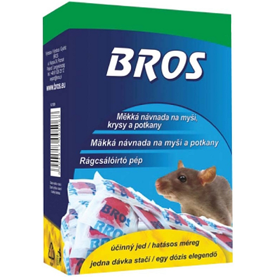 Bros Mäkká návnada na myši, potkany a potkany 500 g