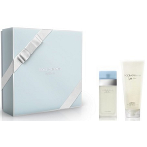 Dolce & Gabbana Light Blue toaletná voda 50 ml + telový krém 100 ml, darčeková sada Dolce & Gabbana Light Blue toaletná voda 50 ml + telový krém 100 ml, darčeková sada