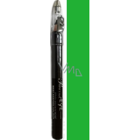 Princessa Fashion Best Colour vodeodolná tieňovacie ceruzka na oči 09 Emerald Green sa trblietkami 3,5 g