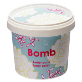 Bomb Cosmetics Maslové bábätko Prírodný telový peeling ručne vyrobené 375 g