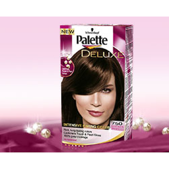 Schwarzkopf Palette Deluxe farba na vlasy 750 čokoládová 115 ml