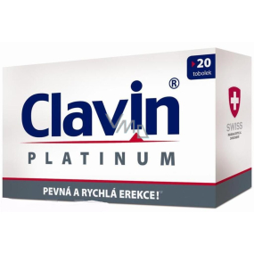 Clavin Platinum pevná a rýchla erekcie kapsuly 20 kusov