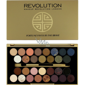 Makeup Revolution Fortune Favours The Brave paletka 30 očných tieňov 16 g