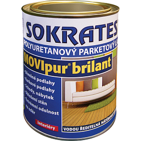 Sokrates Movipur Brilant Lesk parketový lak na podlahy, 600 g