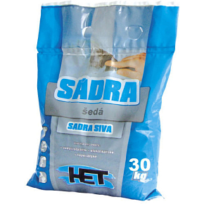Het sádra šedá stavebná, 30 kg