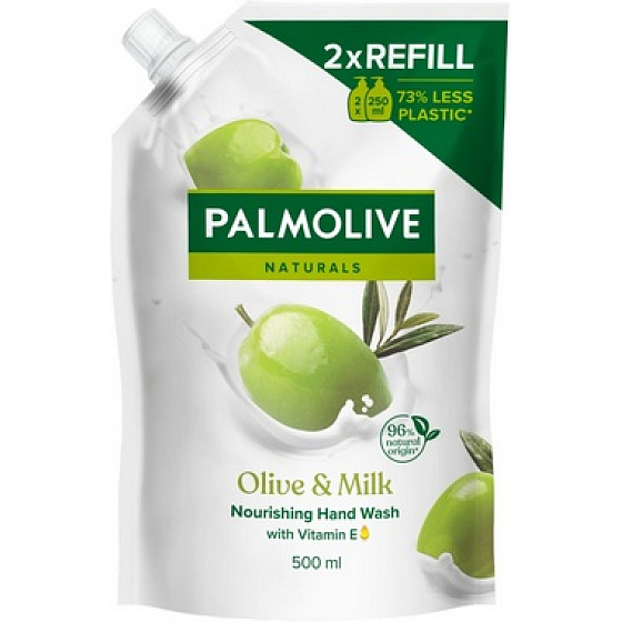 Palmolive Naturals Olive & Milk tekuté mydlo náhradní náplň 500 ml